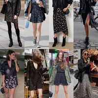 皮衣碎花｜甜酷松弛感