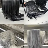 行走的流苏瀑布｜巴黎世家2026秀款靴