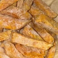 酥脆好吃的甘梅地瓜条，做法简单，不用油炸，好吃到可以原地摆摊