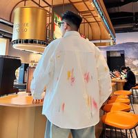 2026 春韩系小众扎染 Polo 衬衫｜低调高级，一件穿成氛围感男主