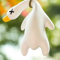 被鹅鸭杀周边萌到了！这个变色小鸭挂件才 1 块多！