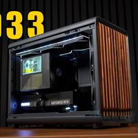 优雅又高级！纯黑木纹MATX机箱！乔思伯D33｜TRYX风屿620装机分享