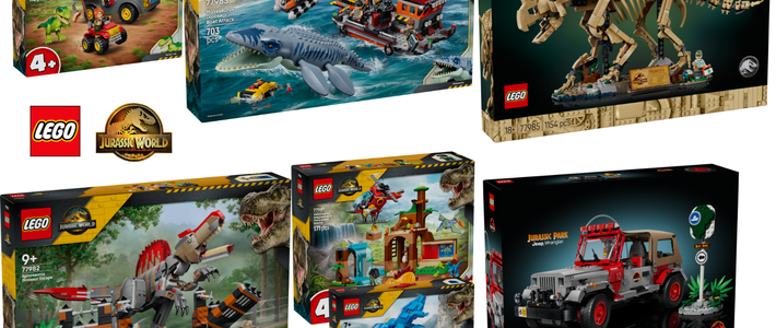 乐高新品消息 篇零：官宣！乐高侏罗纪世界2026夏季新品完整曝光，覆盖全年龄段！