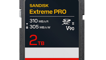 买不起买不起！闪迪新款2TB V90 SD卡卖1999美元，每GB价格高达1美元