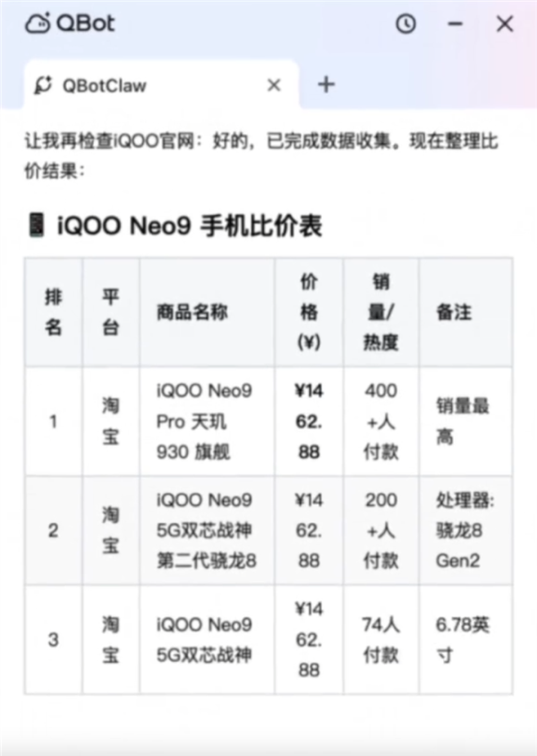 国内首个!腾讯发布浏览器龙虾QBotClaw:支持购物比价、自动发帖
