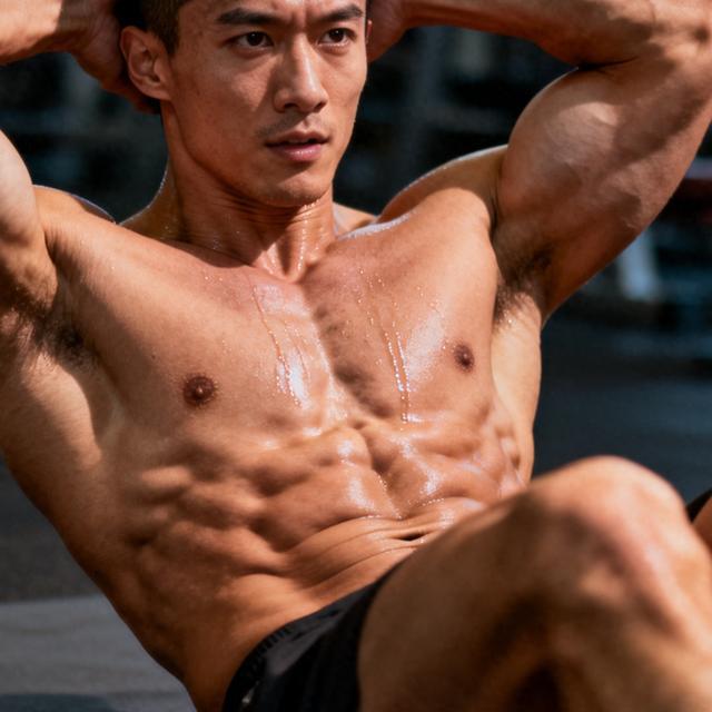 马甲线形成的关键在于体脂率而非单纯训练