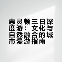 惠灵顿三日深度游｜把文化与海风都装进回忆
