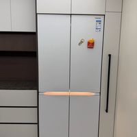 东芝大白梨冰箱颜值真的还蛮高哎！