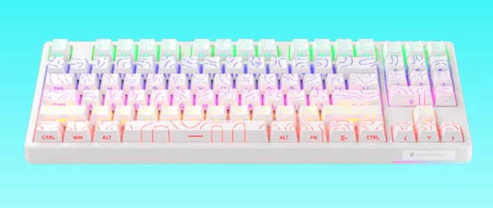 数码系列 篇零：雷神KG3089侧刻白键盘上架：89键+PBT+RGB灯带，129元值不值？