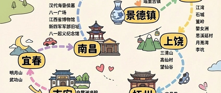 江西自驾游攻略!必打卡环线合集_国内度假_什么值得买