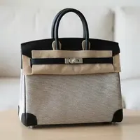 birkin 25 帆布的二级行情，两极分化了