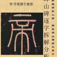 《峄山碑》“皇帝立国”四字精讲：小篆入门的核心笔法与结构解析