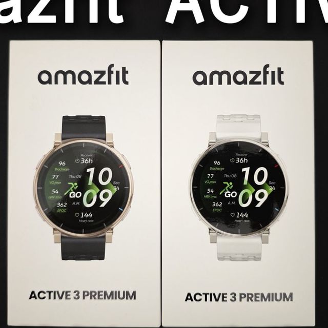 新品开箱|华米ACTIVE 3蓝宝石版本陶瓷白