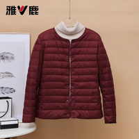 雅鹿轻薄羽绒内胆，通勤保暖不臃肿！