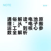 通俗解读电池原理：从“电子搬运工”到核心参数全解析