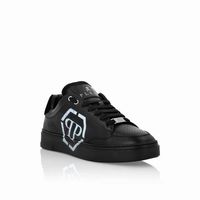 🔥PHILIPP PLEIN 2025｜PP 印花牛皮板鞋｜潮奢炸街款