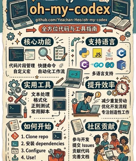 开源项目 oh-my-codex：为 Codex 构建多智能体编排引擎
