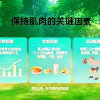 保持肌肉的关键要素：年龄、饮食与运动