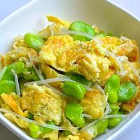 蚕豆炒鸡蛋｜春日鲜掉眉的快手小炒，5分钟出