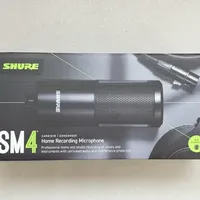 舒尔SM4大振膜电容麦克风测评：产品参数与录音实测