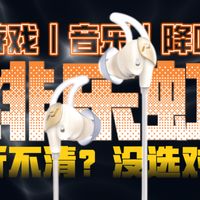 有线入耳+主动降噪有没有搞头？再也不用担心环境太吵听不清脚步了！绯乐虹入耳式有线降噪游戏音乐耳机