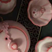 精品可养摆件！创意小猪陶瓷主人杯女可爱茶玩绝绝子！