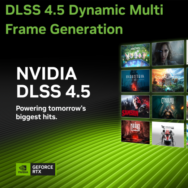 NVIDIA DLSS4.5 6X多帧生成，动态多帧生成测试，让完整形态现身
