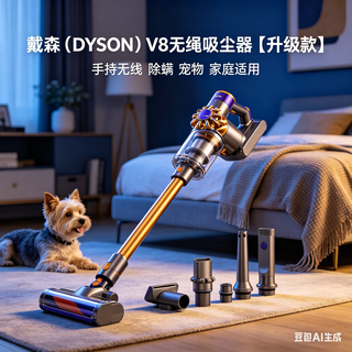 戴森V8升级款吸尘器｜政府补贴直降！养宠/有娃家庭清洁刚需封神