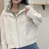 2026春季ELLE法式假两件外套