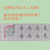 硬笔书法包围结构解析：避开常见误区，掌握7类核心写法