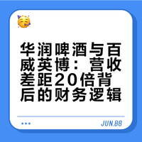 华润啤酒和百威英博的对比