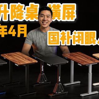 16款升降桌深度横屏，国补期谁才是真正性价比之王！2026年4月 电动升降桌选购指南！