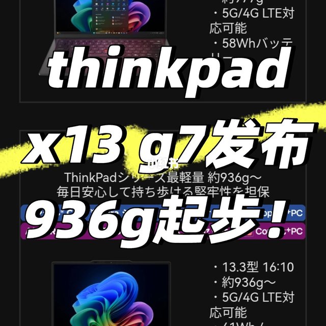 ThinkPad X13 Gen7来了！护眼轻薄商务范