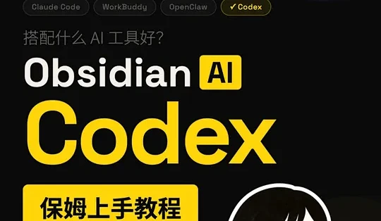 Obsidian 搭配 AI 工具指南：Codex 实战与竞品解析_服务软件_什么值得买