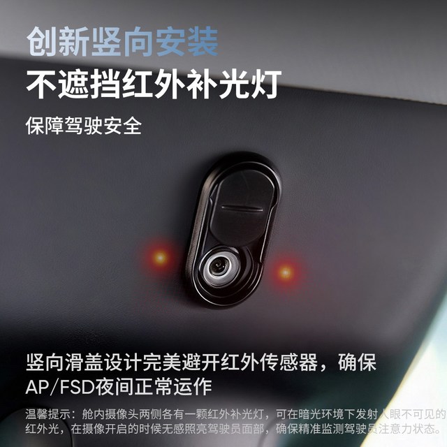 特麦特斯拉摄像头保护盖：物理遮挡 + 不挡红外 + 状态可视