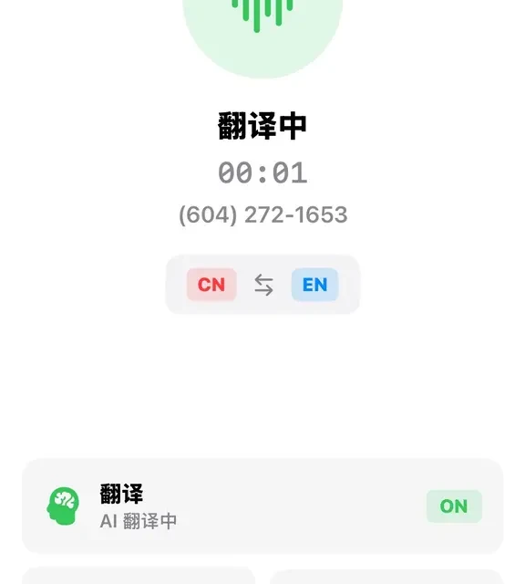 我写了一个电话翻译软件