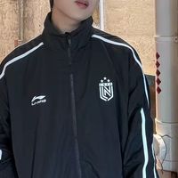 李宁复古立领夹克春季推荐