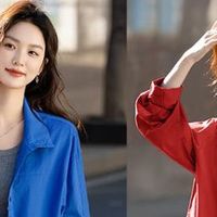 德玛纳克莱因蓝短外套：小个子可藏肉，怎么搭都好看 “万能款”