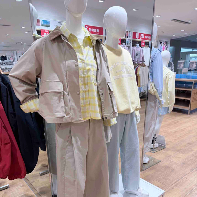 优衣库春季穿搭，把春日温柔穿在身上！