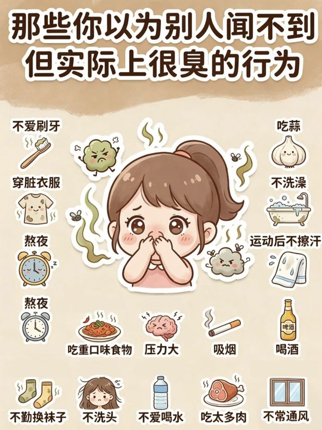 别再当“隐形臭人”了！这些行为你以为没人闻得到，其实超明显