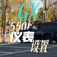 雷克萨斯GX550h，方向盘上汽车仪表设置方法