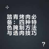 踏青烤肉必备！几种腌肉方法分享！馋小爷的微博视频