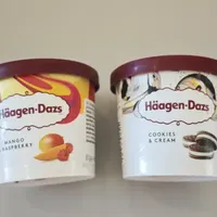吃甜日记｜哈根达斯芒果树莓味＆曲奇香奶味