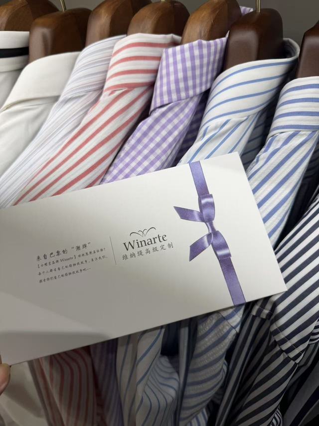 在维纳缇给大体重老公定制西装