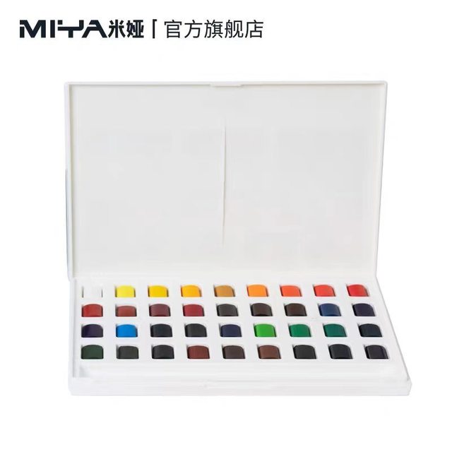 🎨学生党水彩封神！米娅W5小方盒才是新手本命颜料✨