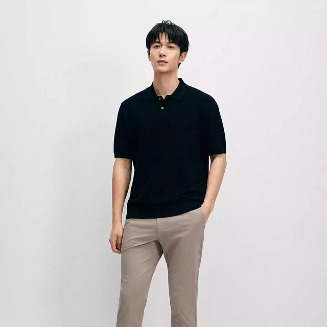 含桑蚕丝BEANPOLE滨波2026夏季男士休闲随性商务风POLO衫