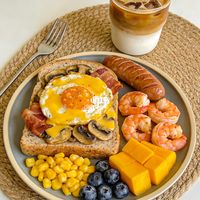 低卡高饱腹开放式三明治｜减脂期神仙早餐