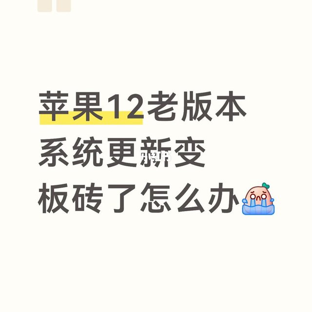 iPhone 12 系统更新后故障修复指南