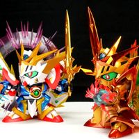 【开箱评测】万代魂限SDX 太阳骑士神高达&明镜止水Ver. (新SD高达外传黄金神话)
