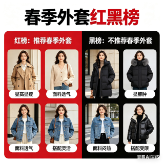 春季外套红黑榜揭晓，时尚不踩坑